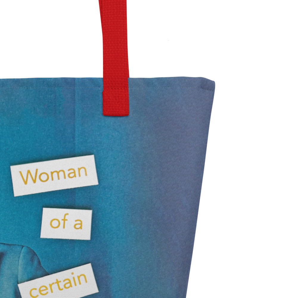 Woman of A Certain Rage – Feminist Vintage Collage Art | Large Statement Tote Bag