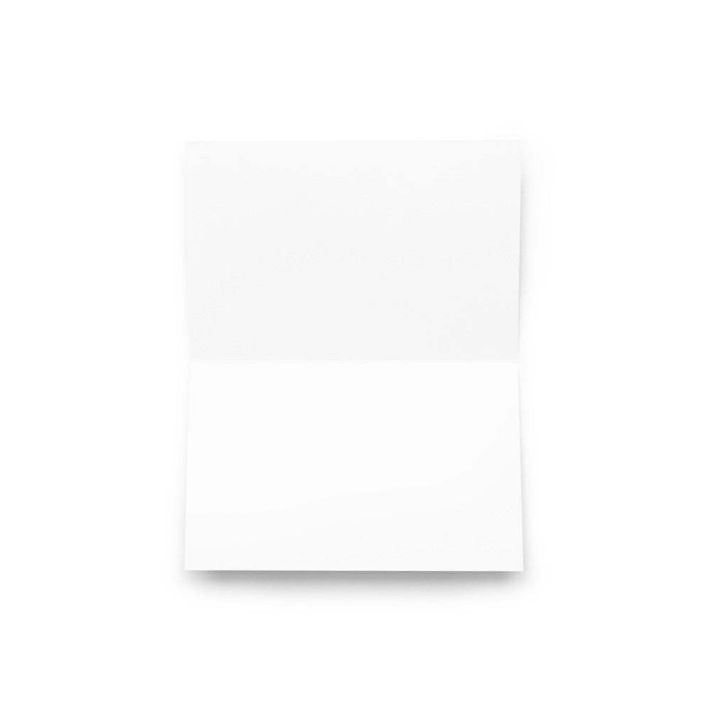 I Beg Your Finest Pardon - Greeting card and envelope
