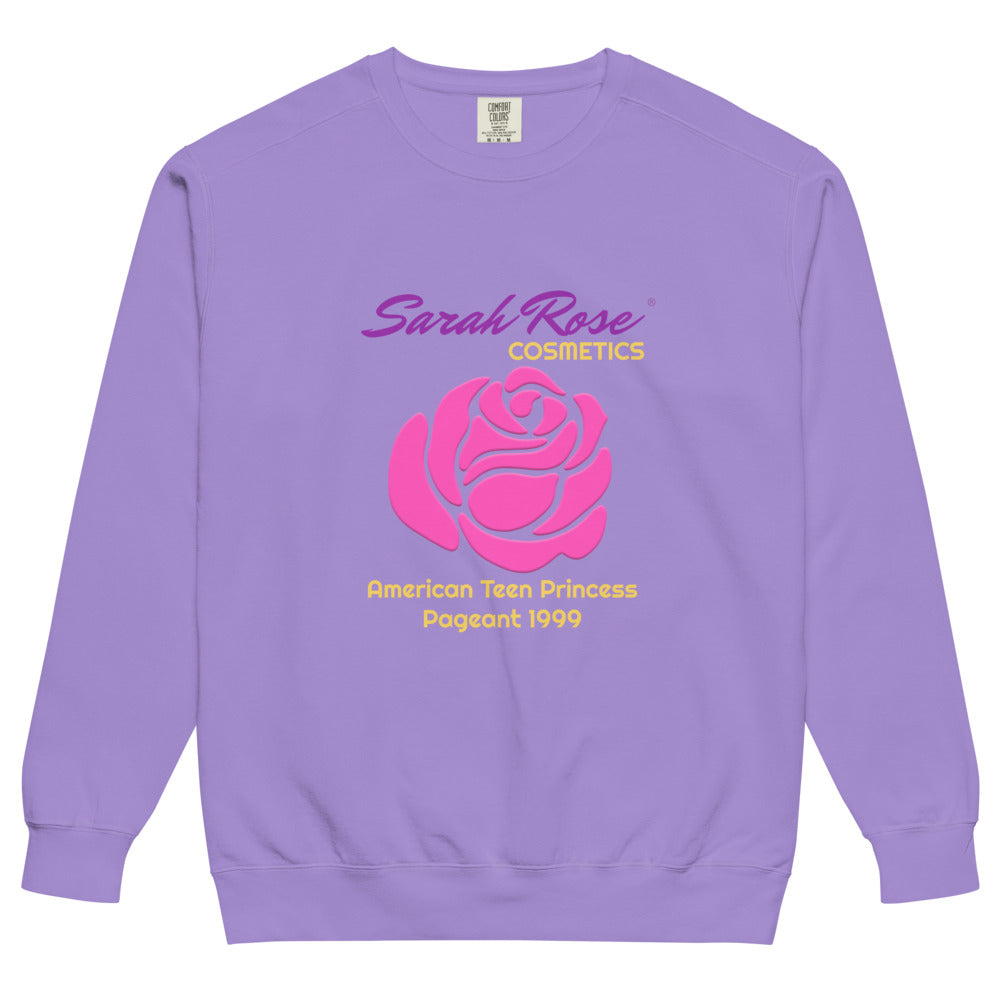Sarah Rose Cosmetics Comfort Colors Sweatshirt – American Teen Princess 1999