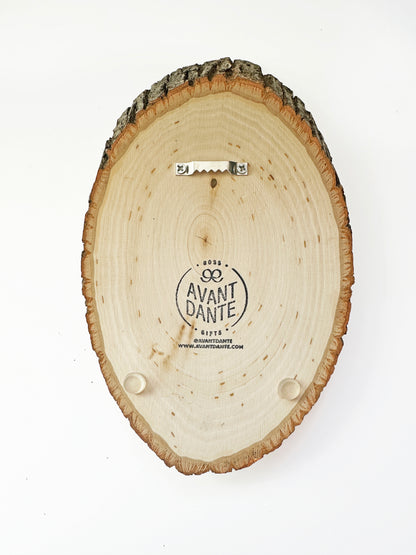 For Your Own Sanity, Let it Go - Hand-Painted Wood Engraving