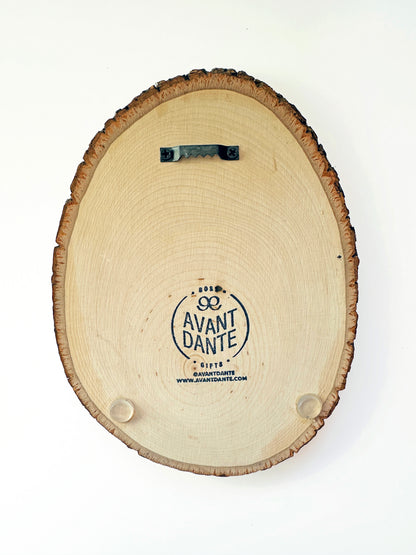 Merry Christmas Ya Filthy Animal - Hand-Painted Wood Engraving