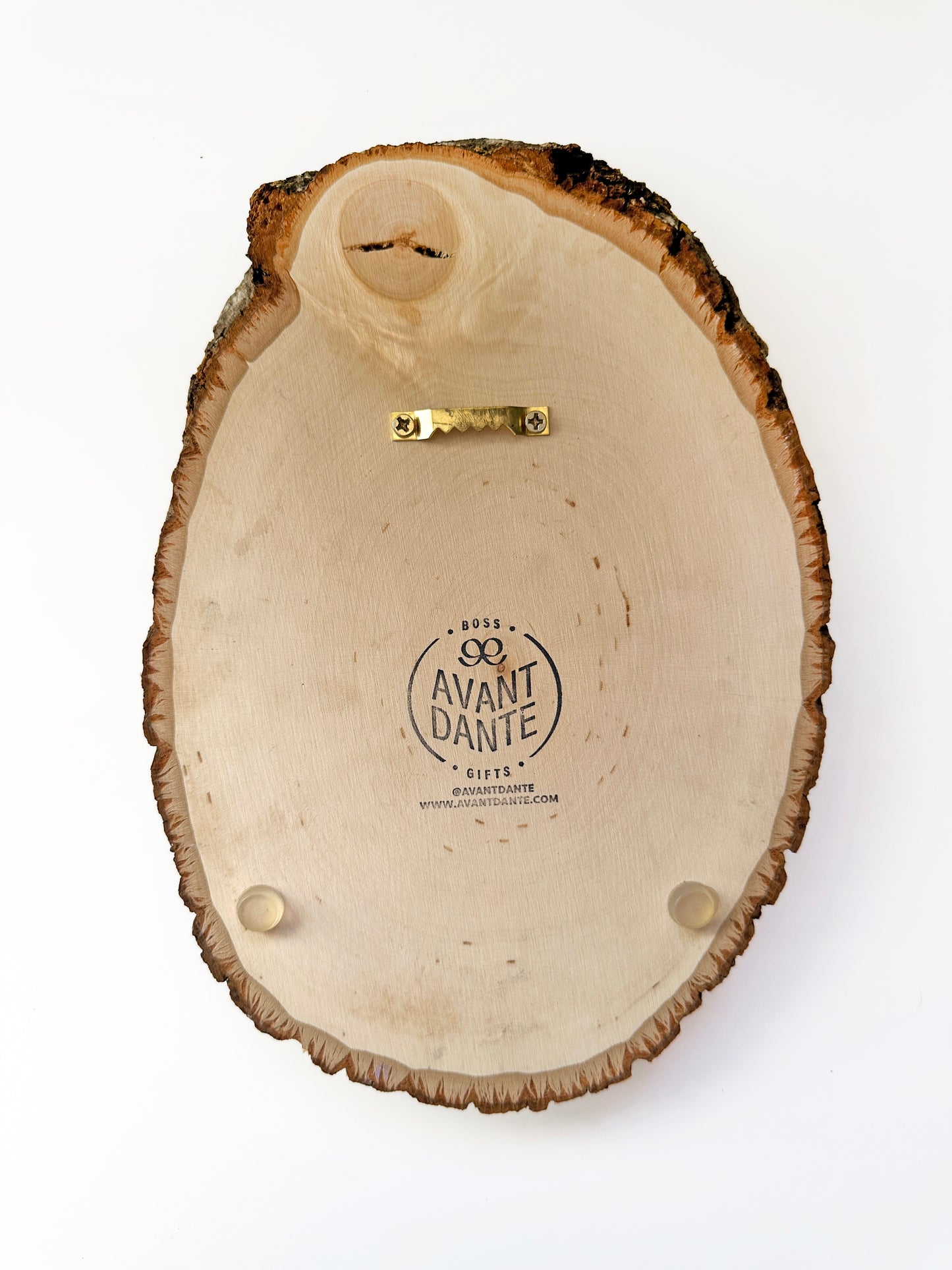 Home is Where The Bra Isn't - Hand-Painted Wood Engraving
