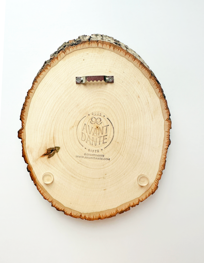 Please Urinate with Precision and Elegance – Hand-Painted Wood Engraving