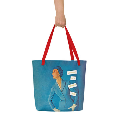 Woman of A Certain Rage  – Feminist Vintage Collage Art | Large Statement Tote Bag