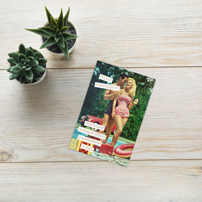 What if There's Beach? You'll Need Someone Who is A Professional In That - Greeting card and envelope