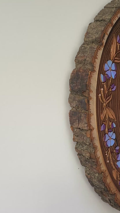 Solicitors Will Be Given an Enthusiastic Explanation of Intersectional Feminism — Hand-Painted Wood Engraving