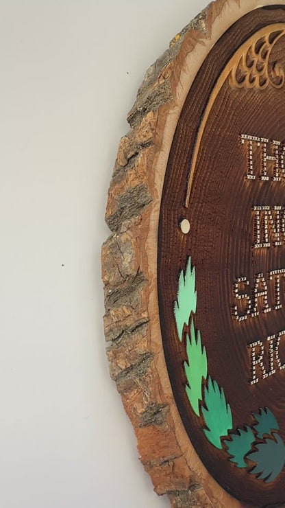 Thou May Ingest a Satchel of Richards — Hand-Painted Wood Engraving