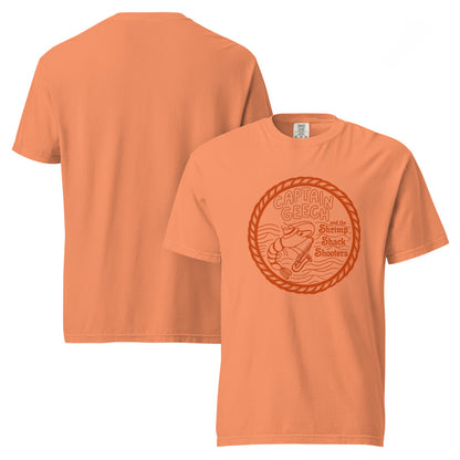 Captain Geech and the Shrimp Shack Shooters Comfort Colors Unisex Garment-Dyed Heavyweight T-Shirt