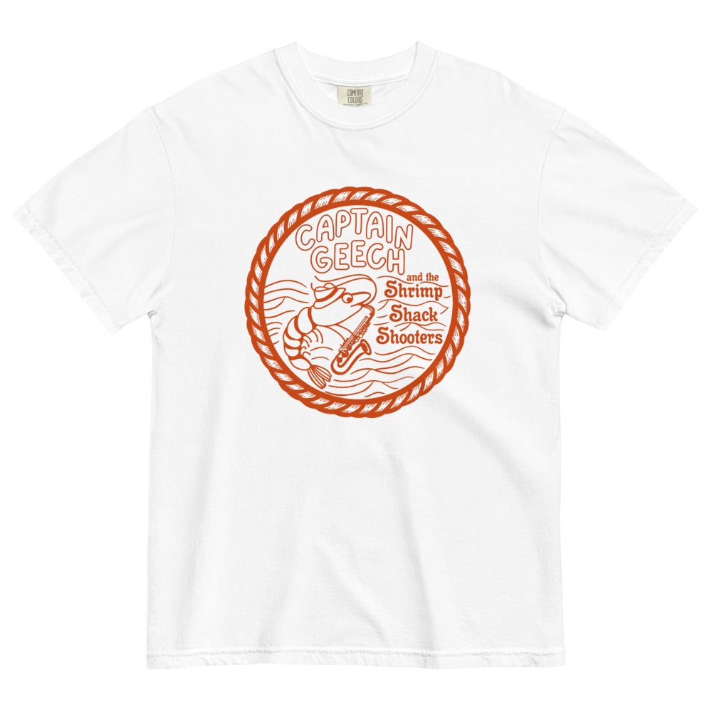 Captain Geech and the Shrimp Shack Shooters Comfort Colors Unisex Garment-Dyed Heavyweight T-Shirt