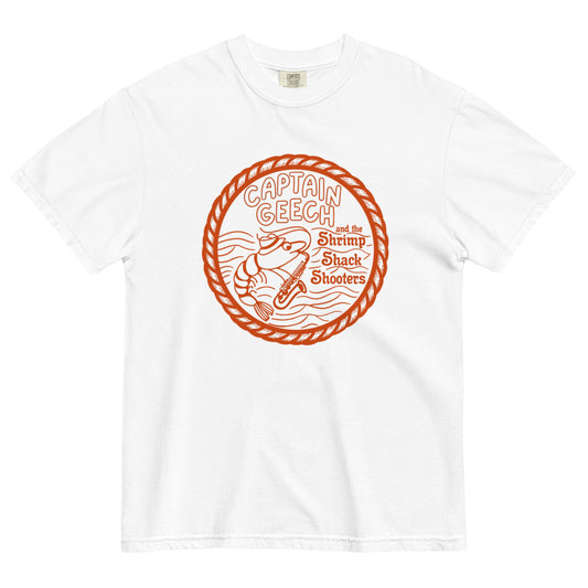 Captain Geech and the Shrimp Shack Shooters Comfort Colors Unisex Garment-Dyed Heavyweight T-Shirt