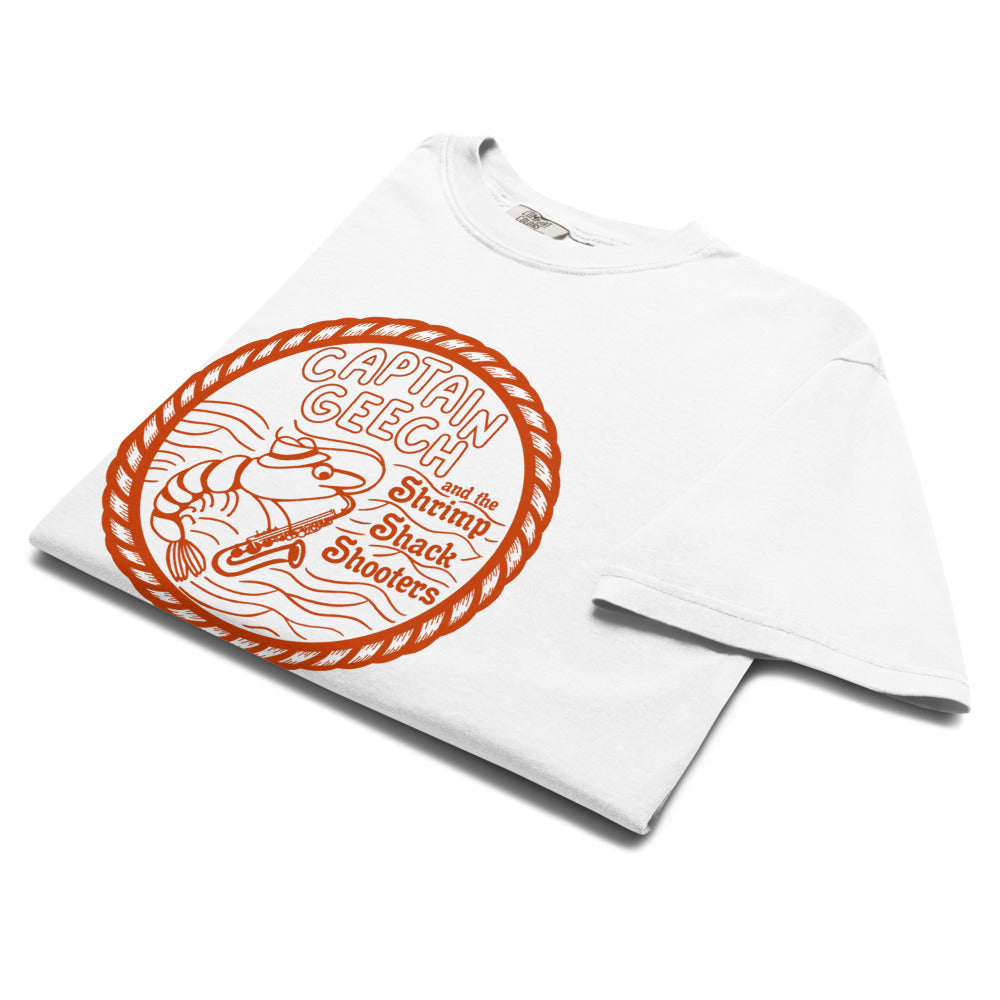 Captain Geech and the Shrimp Shack Shooters Comfort Colors Unisex Garment-Dyed Heavyweight T-Shirt