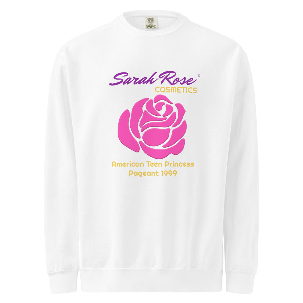 Sarah Rose Cosmetics Comfort Colors Sweatshirt – American Teen Princess 1999