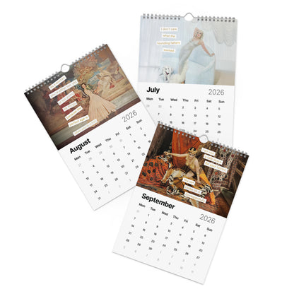 Harlot’s Hollow 2026 Wall Calendar — 12 Months of Art, Attitude & Unapologetic Energy