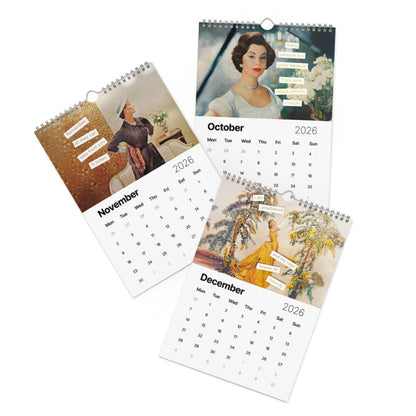 Harlot’s Hollow 2026 Wall Calendar — 12 Months of Art, Attitude & Unapologetic Energy