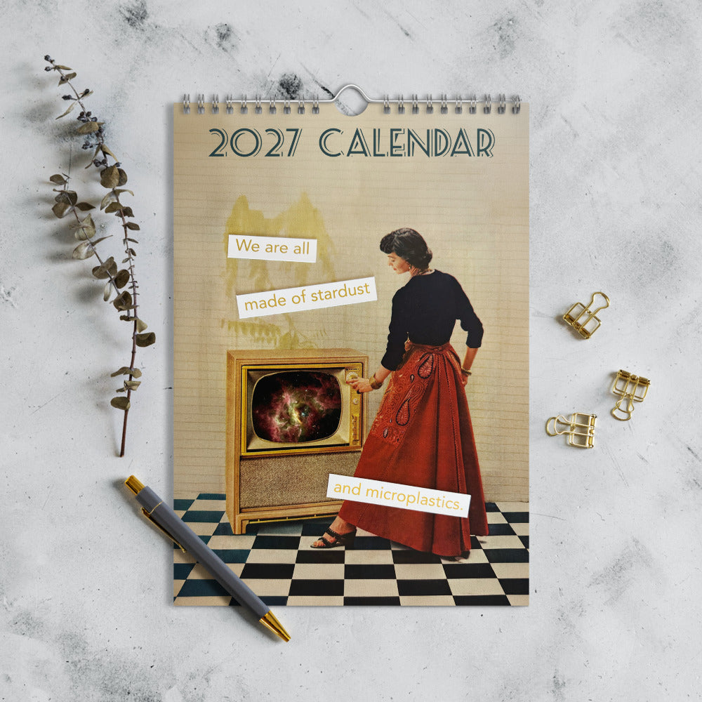 Harlot’s Hollow 2027 Wall Calendar — 12 Months of Vintage Collage Art